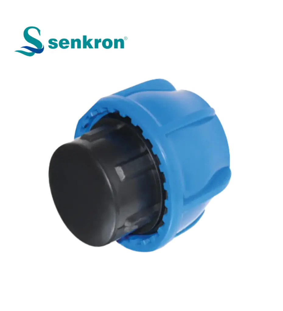 End cap 20mm Senkron Blue