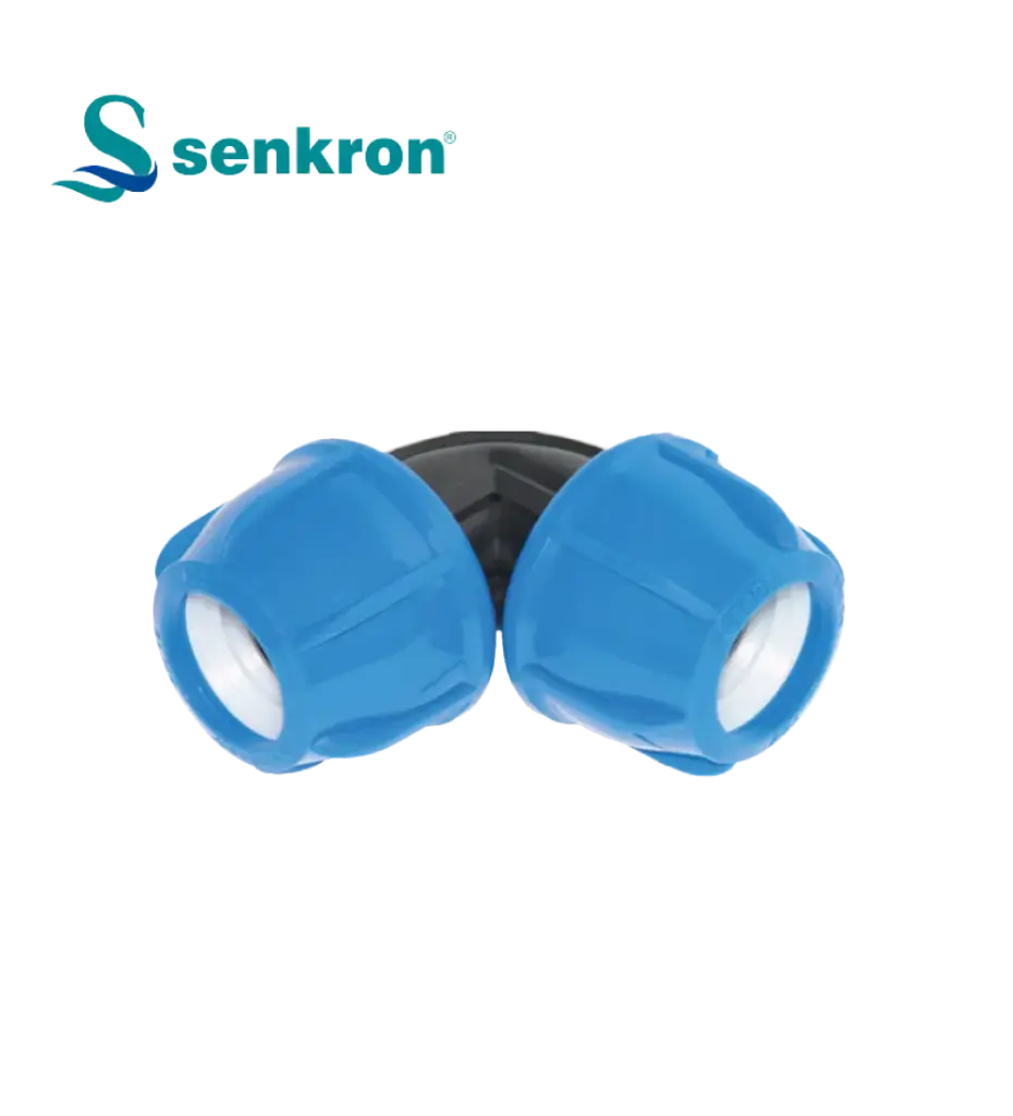 Elbow 75mm Senkron Blue