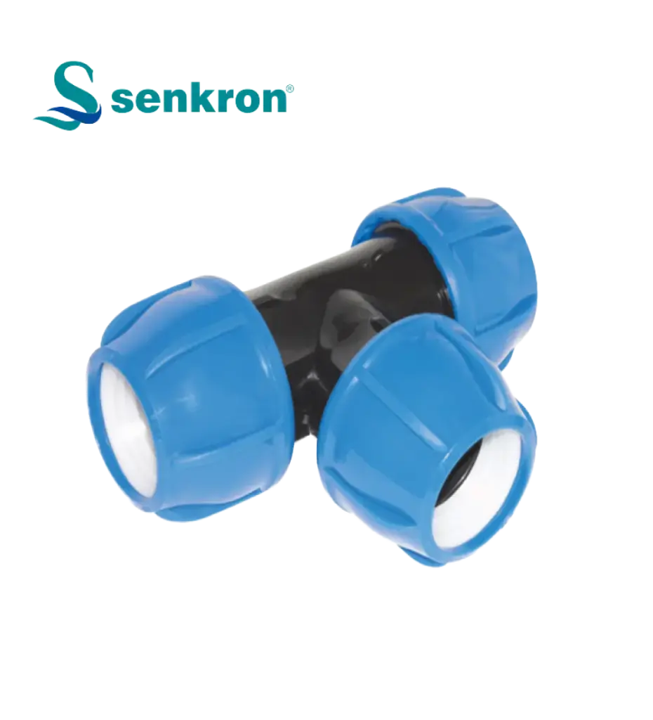 Reducing Tee 63mm Senkron Blue