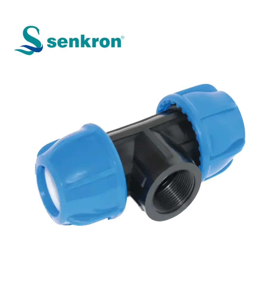 تقسيم تي 63 × 2" × 63 بطن Senkron Blue