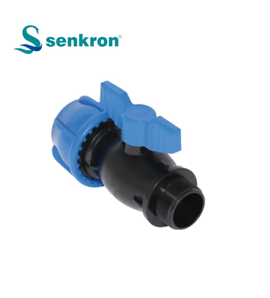 Coupling Valve Male 90mm x "3 Senkron Blue