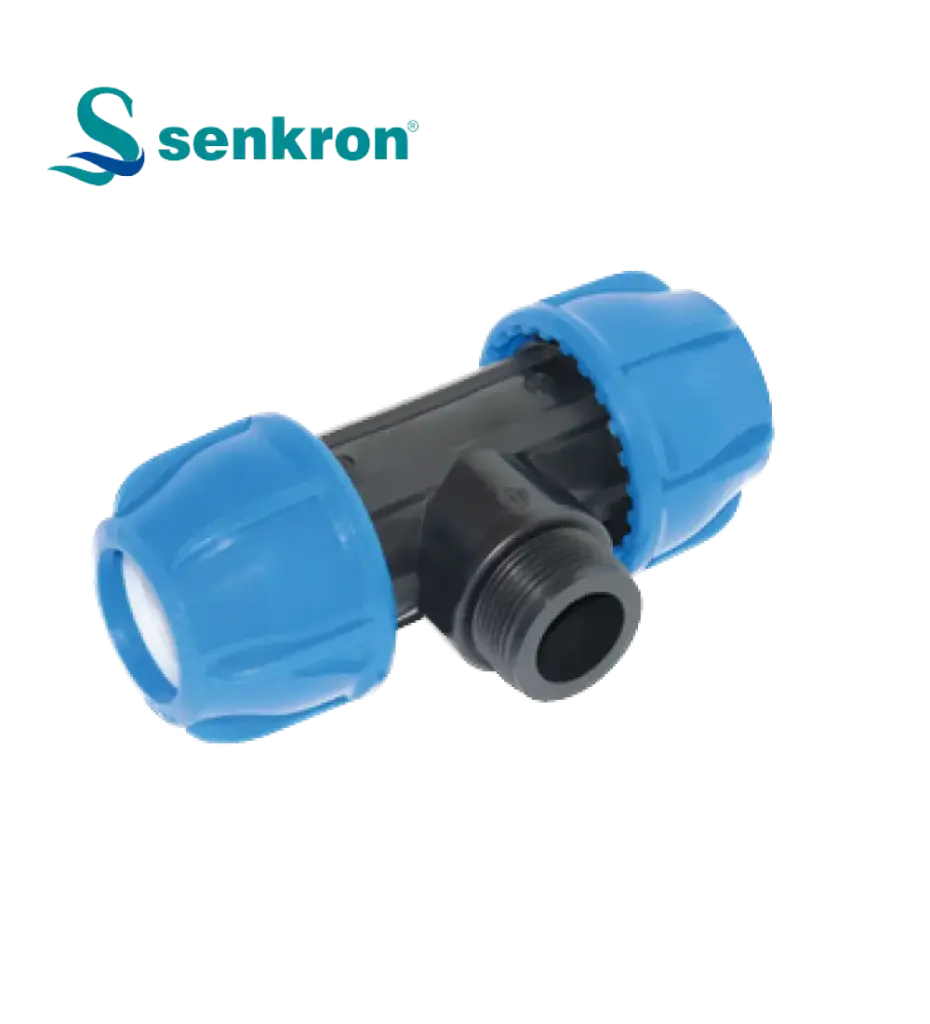 تقسيم تي 75ملم × 2.5" × 75ملم - Senkron Blue