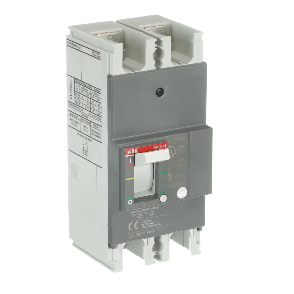 قاطع ABB MCCB 2P FORMULA A2 AC/DC 150A