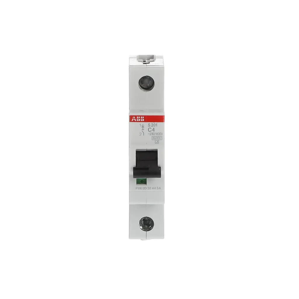 جوزة احادية ABB S201-C4 6KA